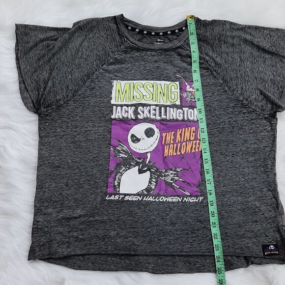 -301 The Nightmare Before Christmas Disney Grey Sleep T-shirt Medium - Picture 6 of 8